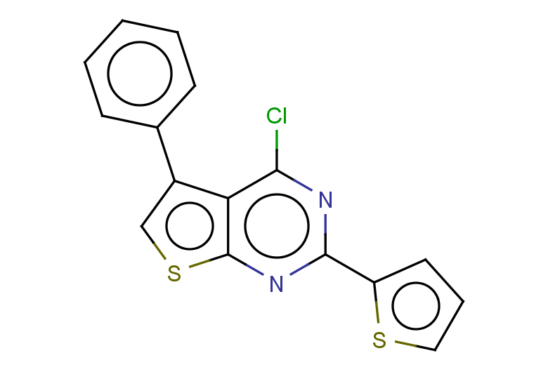 4-chloro-5-phenyl-2-(thiophen-2-yl)thieno[2,3-d]pyrimidine