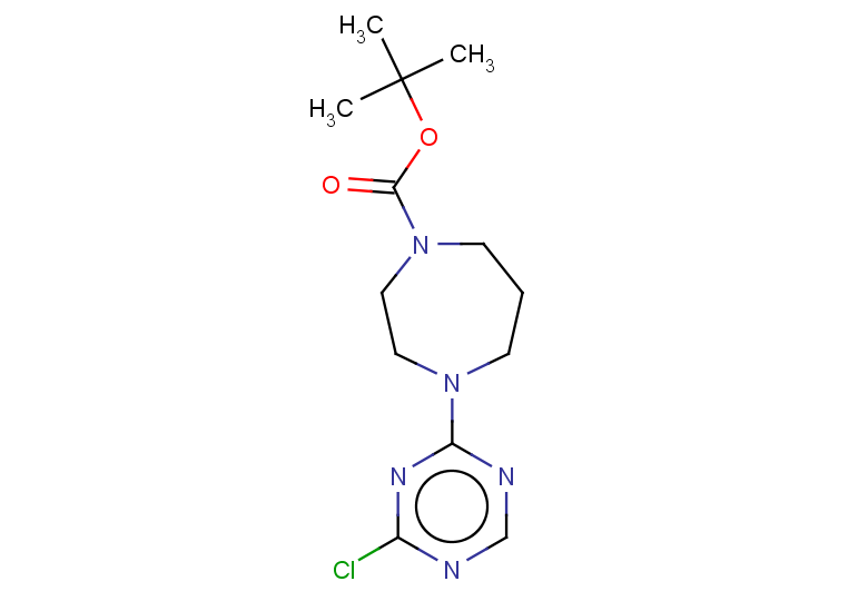 tert-butyl 4-(4-chloro-1,3,5-triazin-2-yl)-1,4-diazepane-1-carboxylate