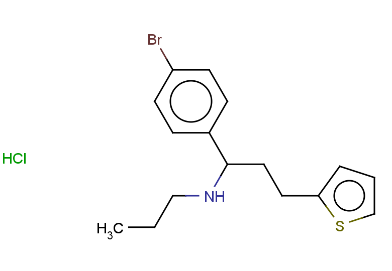 [1-(4-bromophenyl)-3-(thiophen-2-yl)propyl](propyl)amine hydrochloride