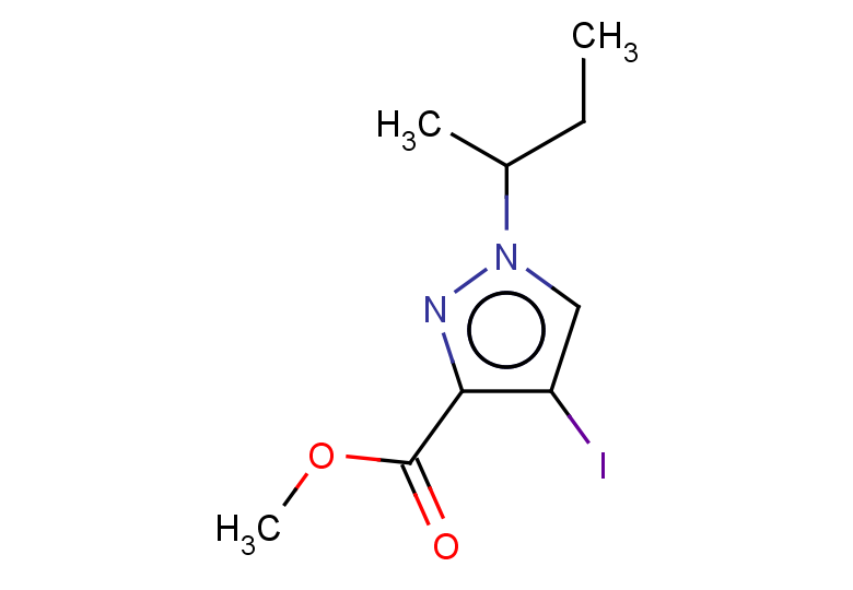 1-SEC-BUTYL-4-IODO-1H-PYRAZOLE-3-CARBOXYLIC ACID METHYL ESTER