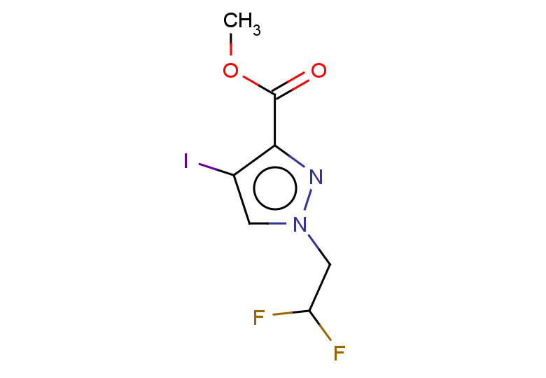 methyl 1-(2,2-difluoroethyl)-4-iodo-1H-pyrazole-3-carboxylate