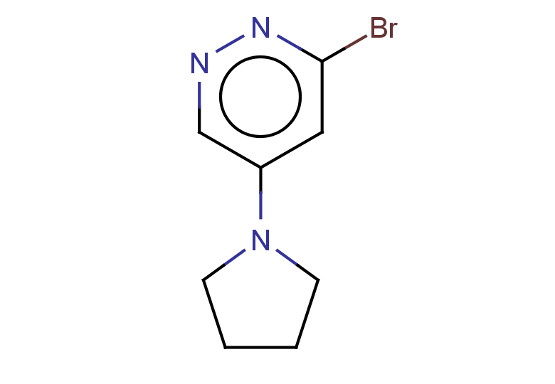 3-bromo-5-(pyrrolidin-1-yl)pyridazine