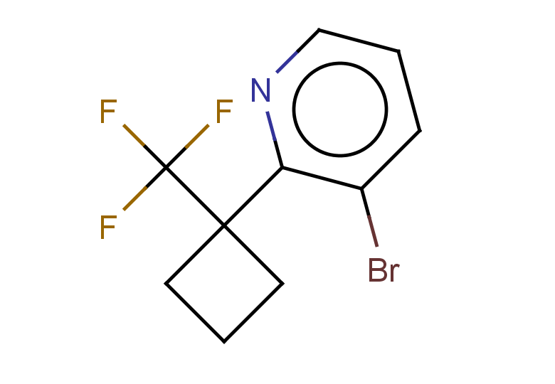 3-bromo-2-[1-(trifluoromethyl)cyclobutyl]pyridine