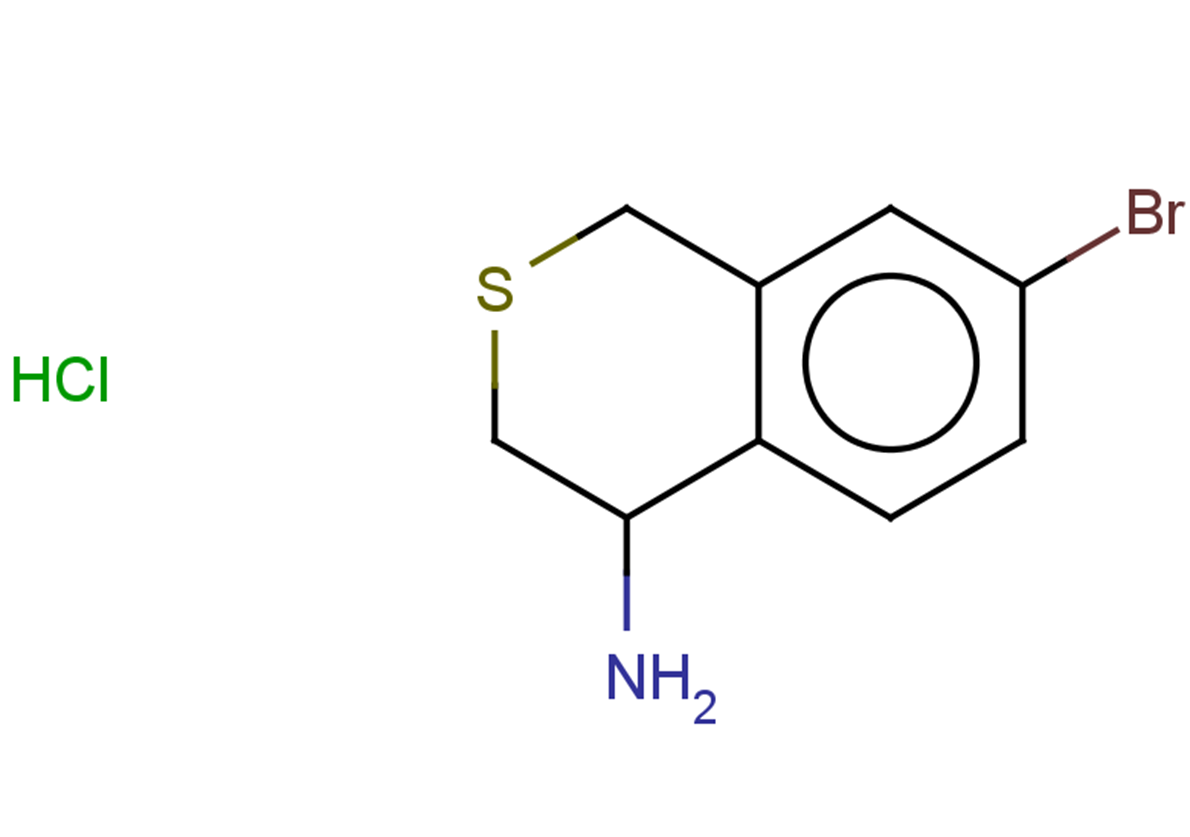 7-bromo-3,4-dihydro-1H-2-benzothiopyran-4-amine hydrochloride