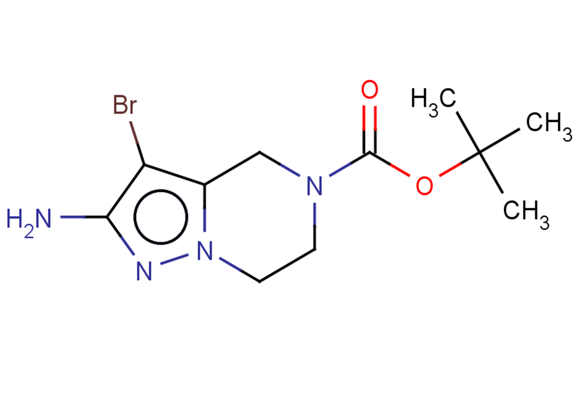 tert-butyl 2-amino-3-bromo-4H,5H,6H,7H-pyrazolo[1,5-a]pyrazine-5-carboxylate