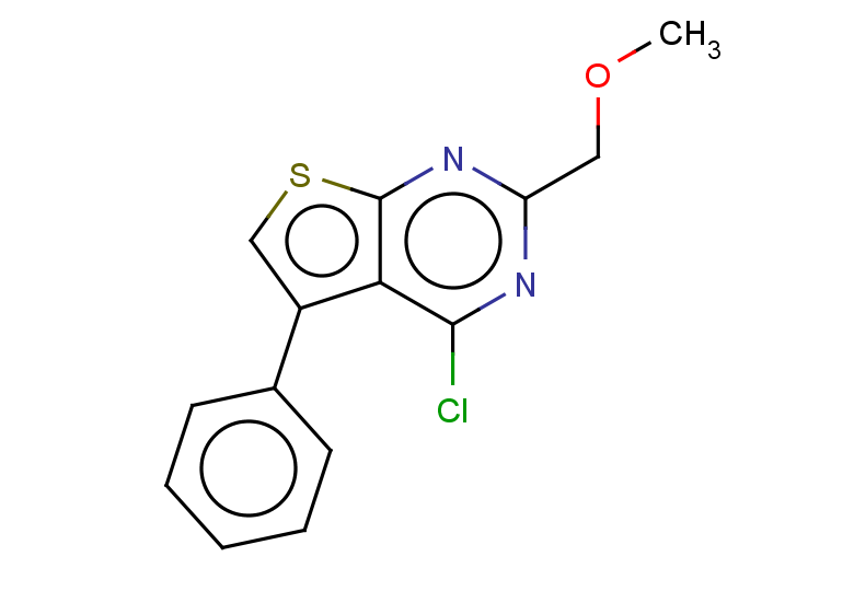 4-chloro-2-(methoxymethyl)-5-phenylthieno[2,3-d]pyrimidine