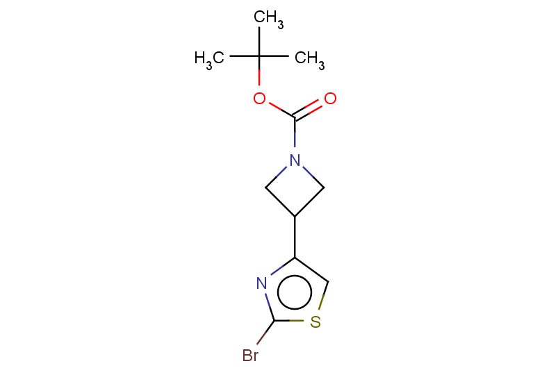 tert-butyl 3-(2-bromo-1,3-thiazol-4-yl)azetidine-1-carboxylate