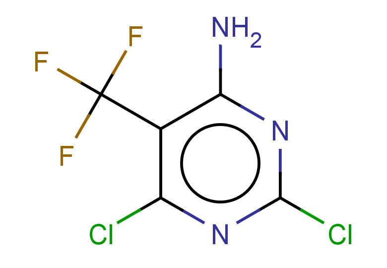 2,6-dichloro-5-(trifluoromethyl)pyrimidin-4-amine