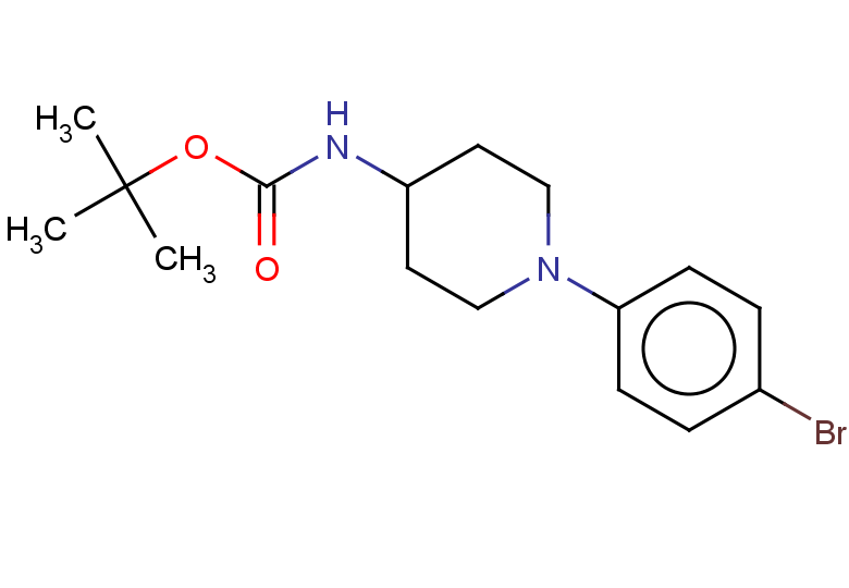 tert-butyl N-[1-(4-bromophenyl)piperidin-4-yl]carbamate