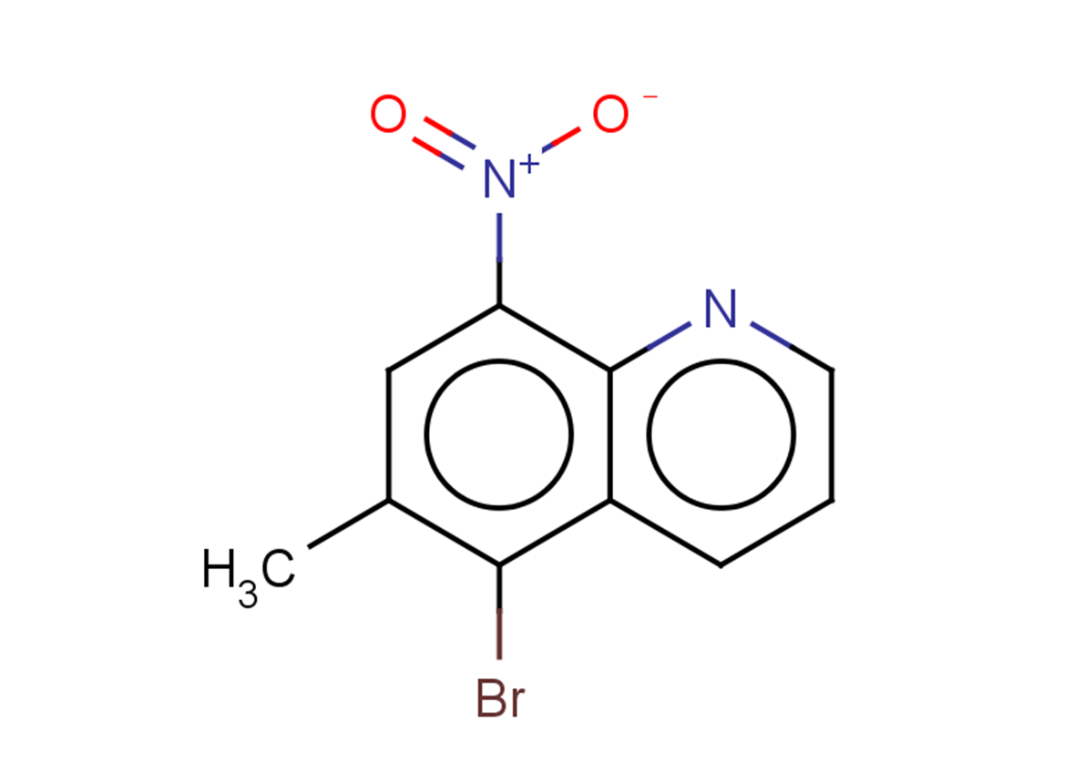 5-bromo-6-methyl-8-nitroquinoline
