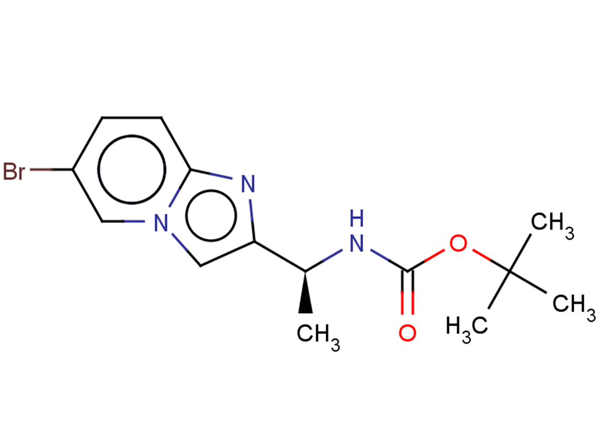 tert-butyl N-[(1S)-1-{6-bromoimidazo[1,2-a]pyridin-2-yl}ethyl]carbamate