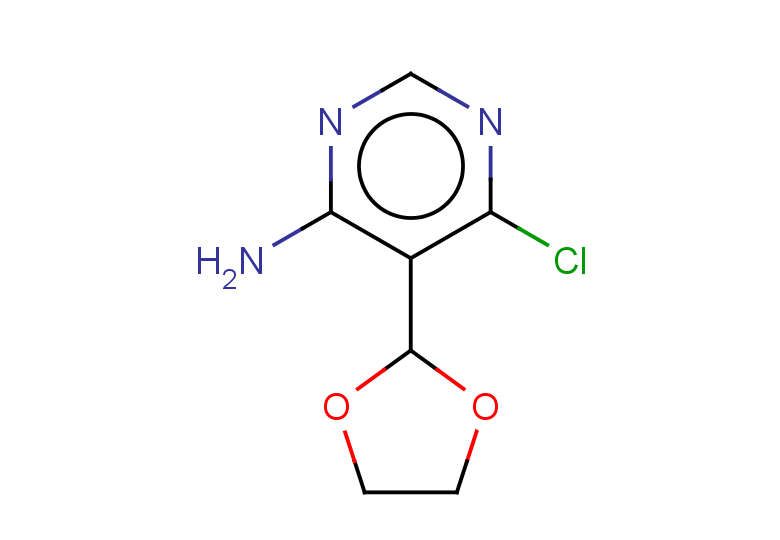 6-chloro-5-(1,3-dioxolan-2-yl)pyrimidin-4-amine