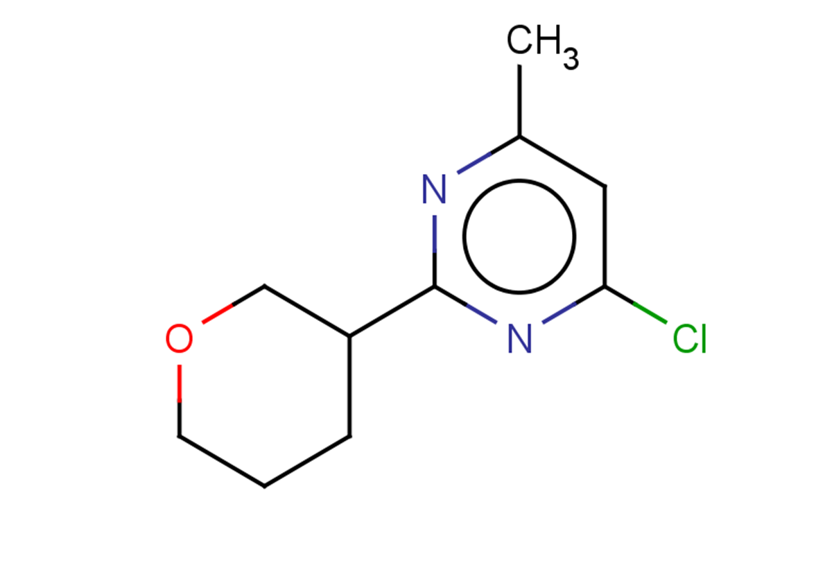 4-chloro-6-methyl-2-(oxan-3-yl)pyrimidine