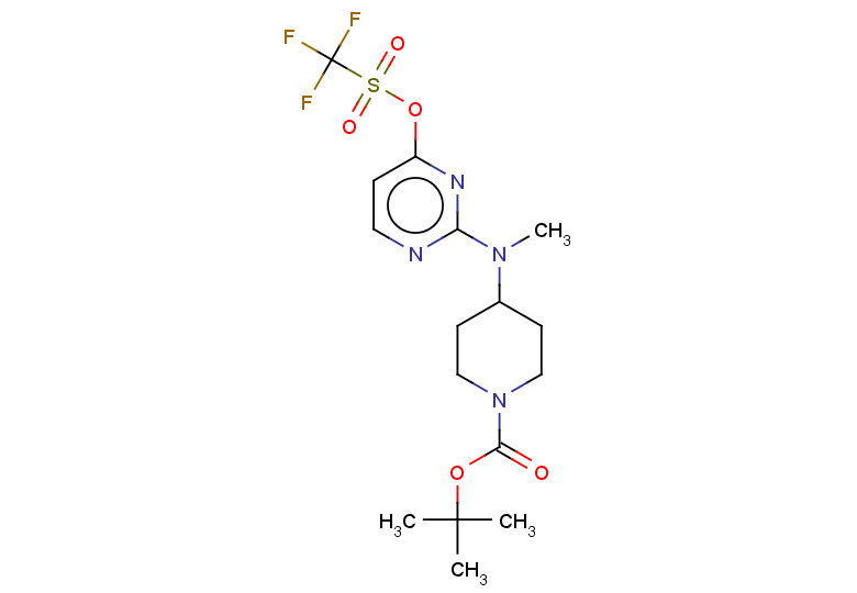 tert-butyl 4-[methyl({4-[(trifluoromethane)sulfonyloxy]pyrimidin-2-yl})amino]piperidine-1-carboxylate