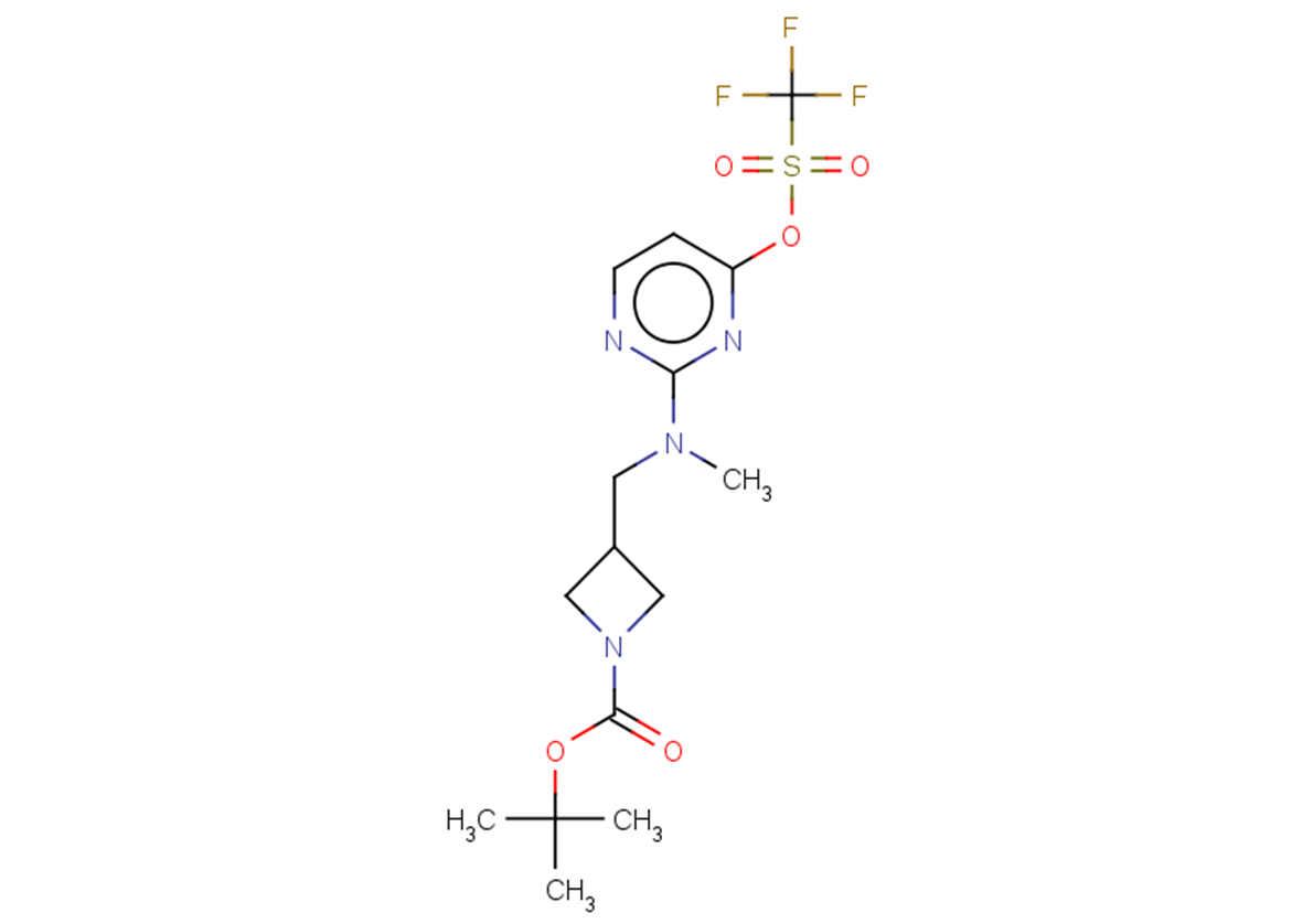 tert-butyl 3-{[methyl({4-[(trifluoromethane)sulfonyloxy]pyrimidin-2-yl})amino]methyl}azetidine-1-carboxylate