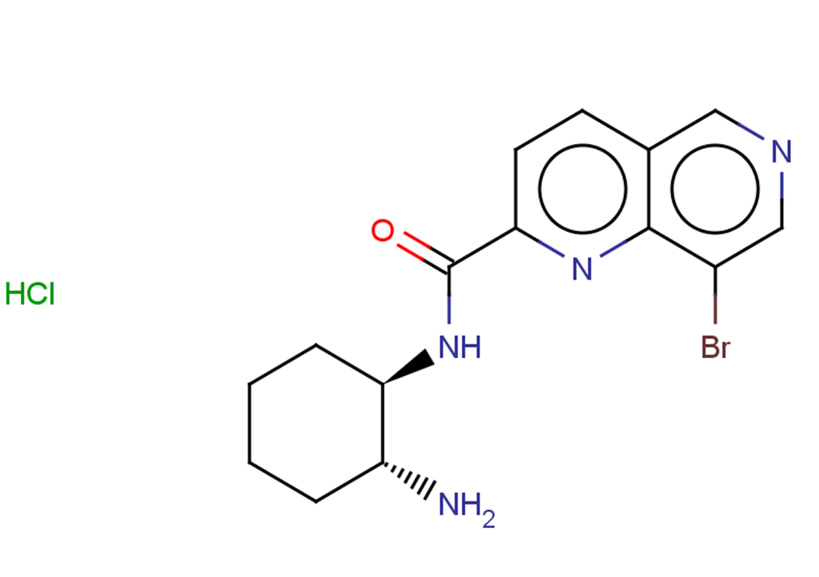 N-[(1R,2R)-2-aminocyclohexyl]-8-bromo-1,6-naphthyridine-2-carboxamide hydrochloride