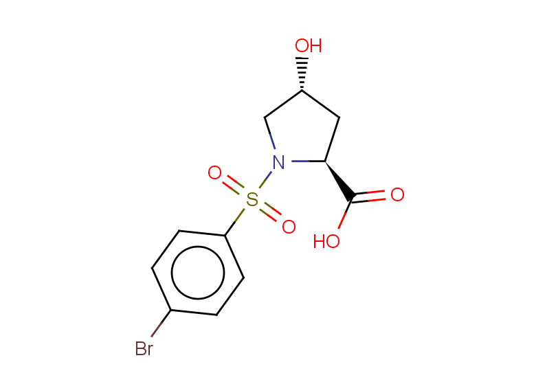 (2S,4R)-1-[(4-bromobenzene)sulfonyl]-4-hydroxypyrrolidine-2-carboxylic acid