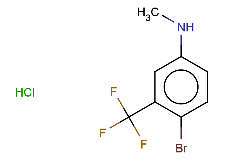 4-bromo-N-methyl-3-(trifluoromethyl)aniline hydrochloride