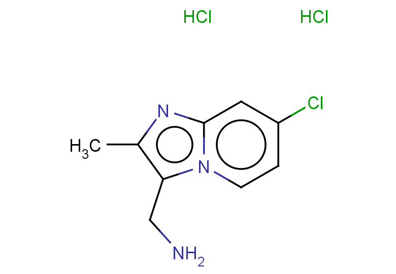 {7-chloro-2-methylimidazo[1,2-a]pyridin-3-yl}methanamine dihydrochloride