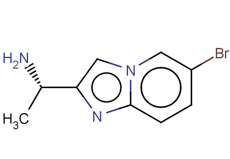 (1S)-1-{6-bromoimidazo[1,2-a]pyridin-2-yl}ethan-1-amine
