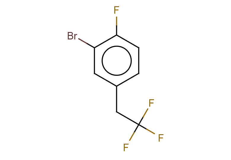 2-bromo-1-fluoro-4-(2,2,2-trifluoroethyl)benzene