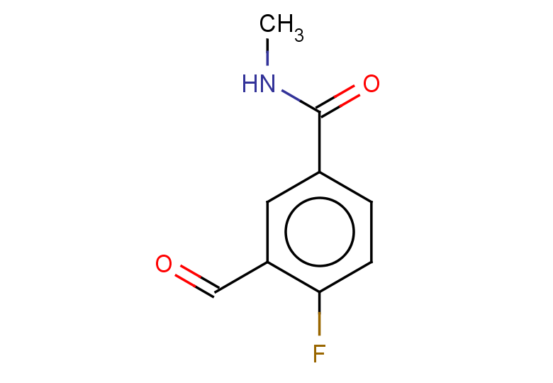 4-fluoro-3-formyl-N-methylbenzamide