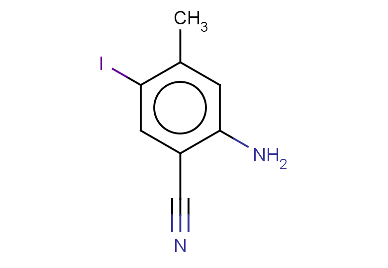 2-amino-5-iodo-4-methylbenzonitrile