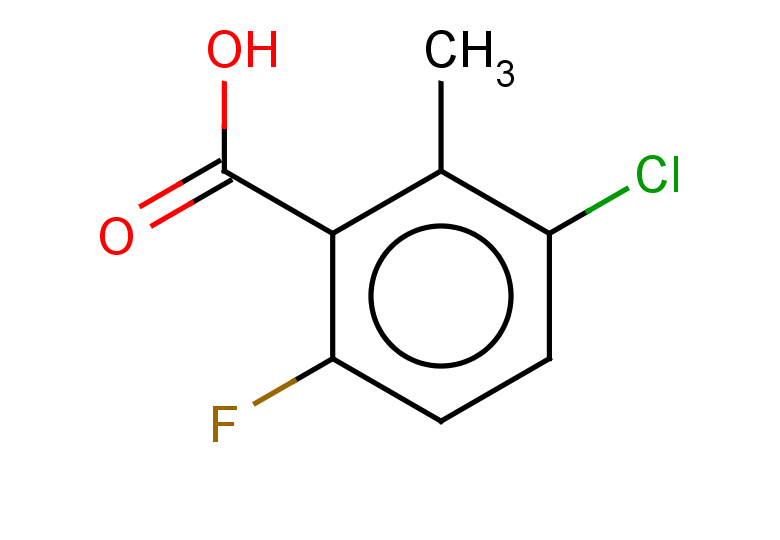 3-chloro-6-fluoro-2-methylbenzoic acid