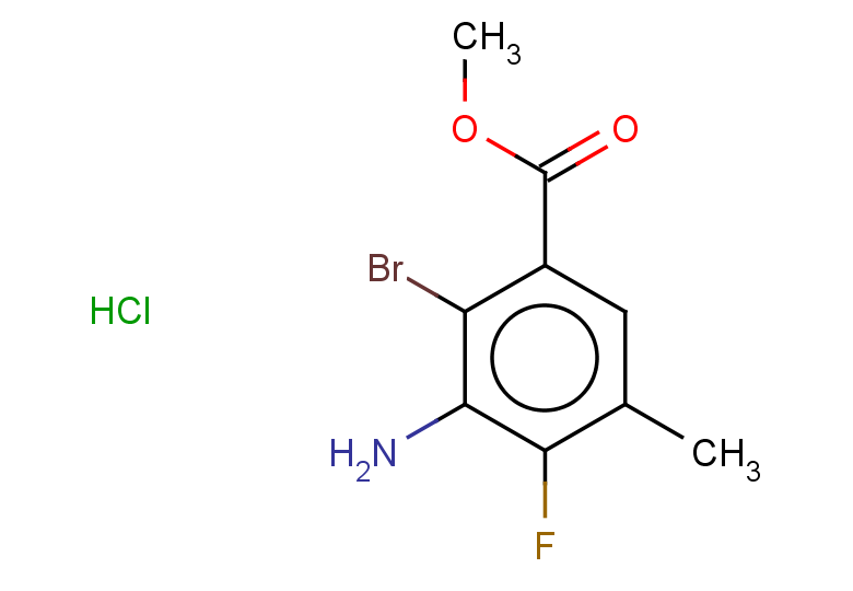 methyl 3-amino-2-bromo-4-fluoro-5-methylbenzoate hydrochloride