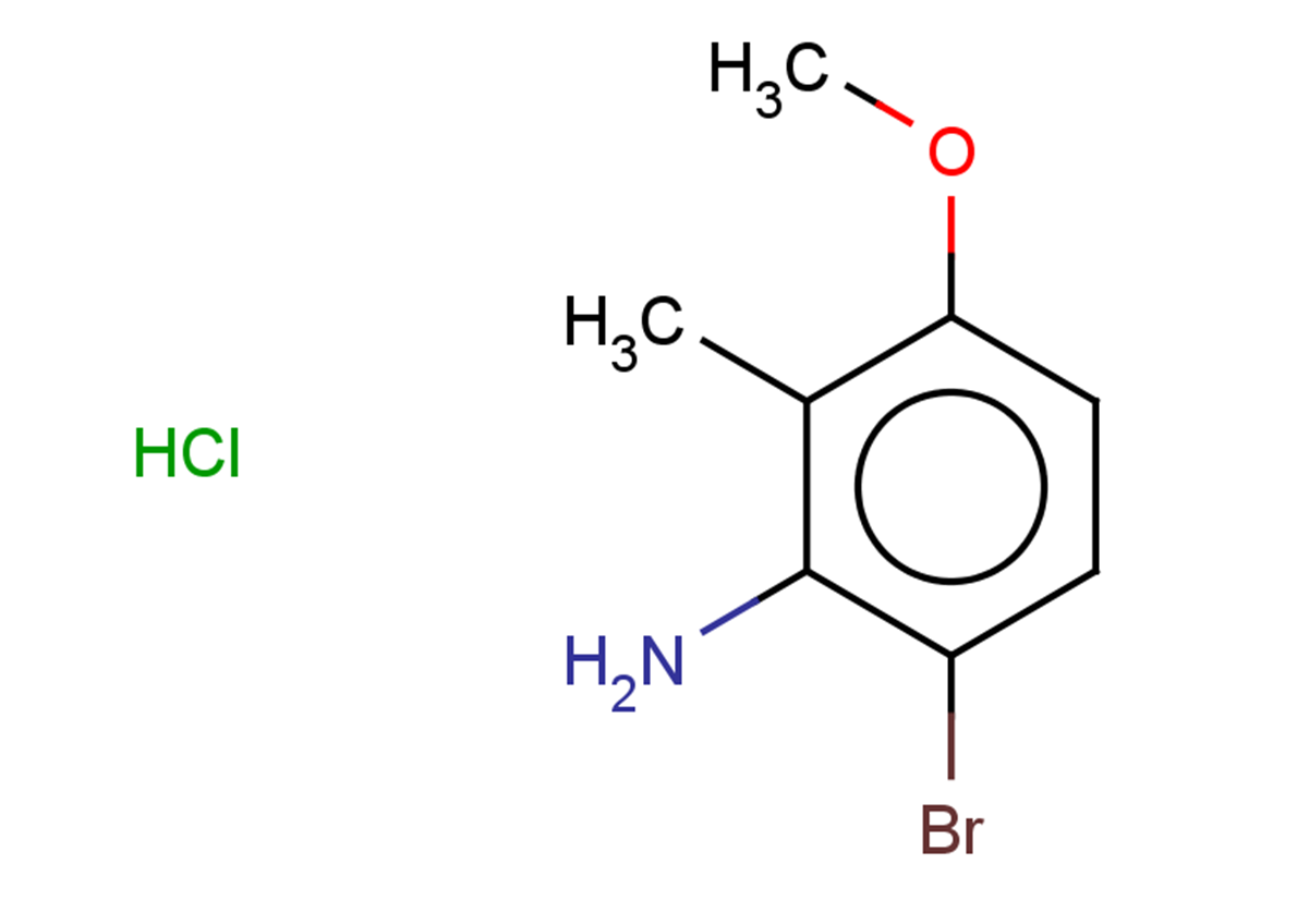 6-bromo-3-methoxy-2-methylaniline hydrochloride