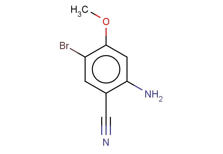 2-amino-5-bromo-4-methoxybenzonitrile