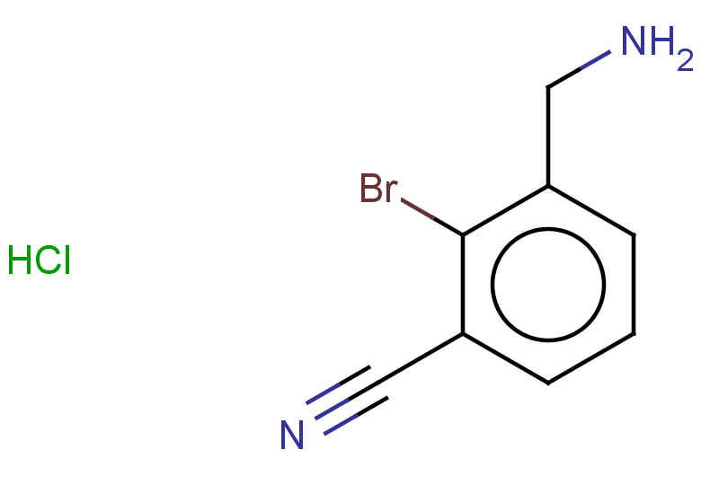 3-(aminomethyl)-2-bromobenzonitrile hydrochloride