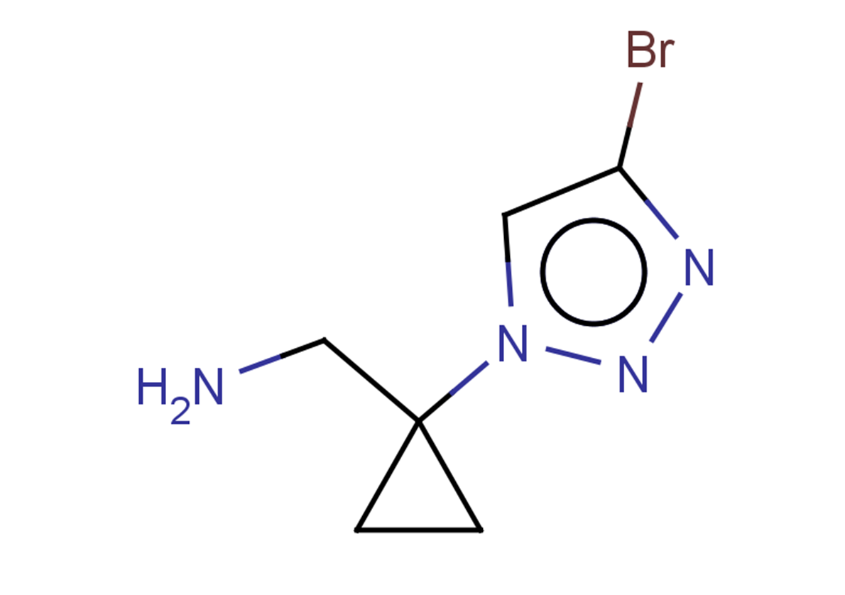 [1-(4-bromo-1H-1,2,3-triazol-1-yl)cyclopropyl]methanamine