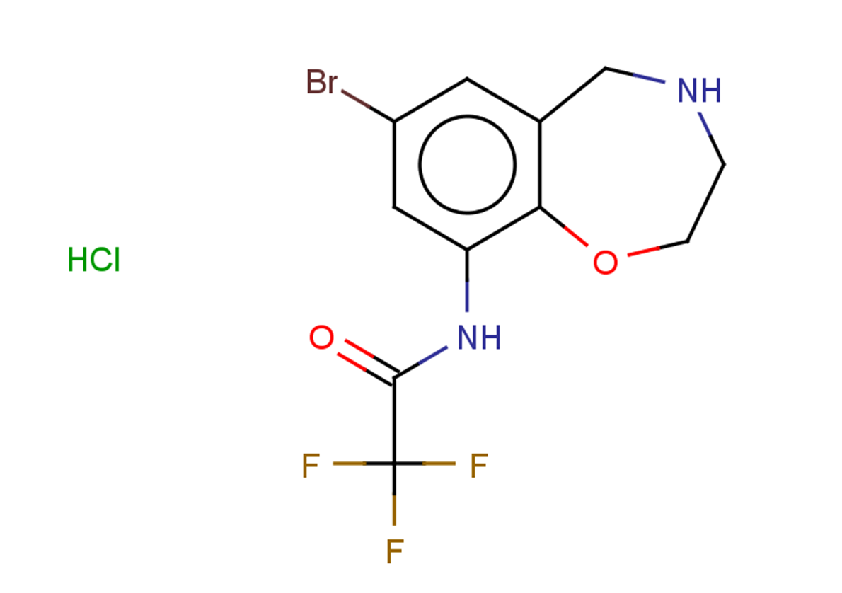N-(7-bromo-2,3,4,5-tetrahydro-1,4-benzoxazepin-9-yl)-2,2,2-trifluoroacetamide hydrochloride