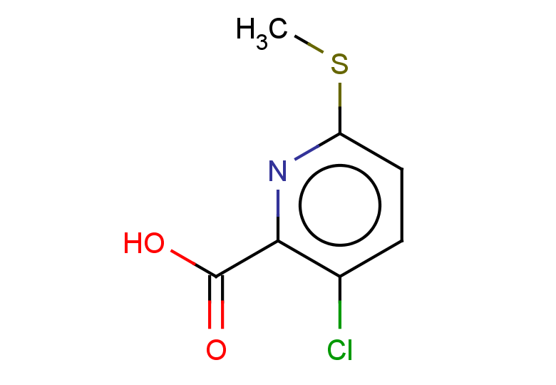 3-chloro-6-(methylsulfanyl)pyridine-2-carboxylic acid