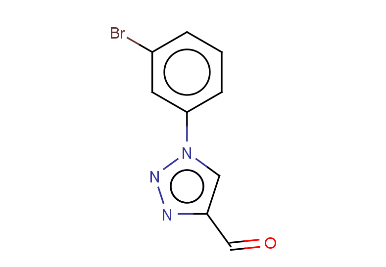 1-(3-bromophenyl)-1H-1,2,3-triazole-4-carbaldehyde