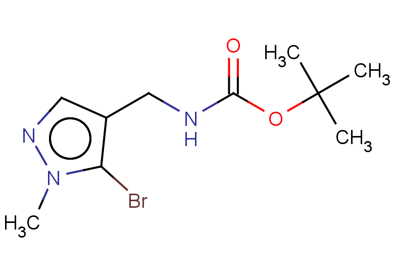 tert-butyl N-[(5-bromo-1-methyl-1H-pyrazol-4-yl)methyl]carbamate