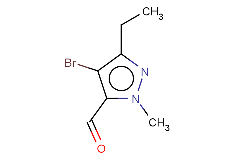4-bromo-3-ethyl-1-methyl-1H-pyrazole-5-carbaldehyde