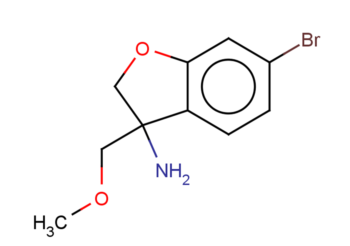6-bromo-3-(methoxymethyl)-2,3-dihydro-1-benzofuran-3-amine