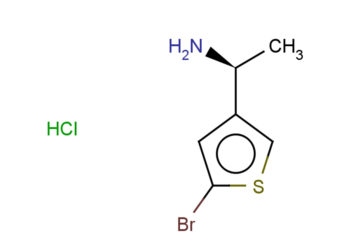 (1S)-1-(5-bromothiophen-3-yl)ethan-1-amine hydrochloride