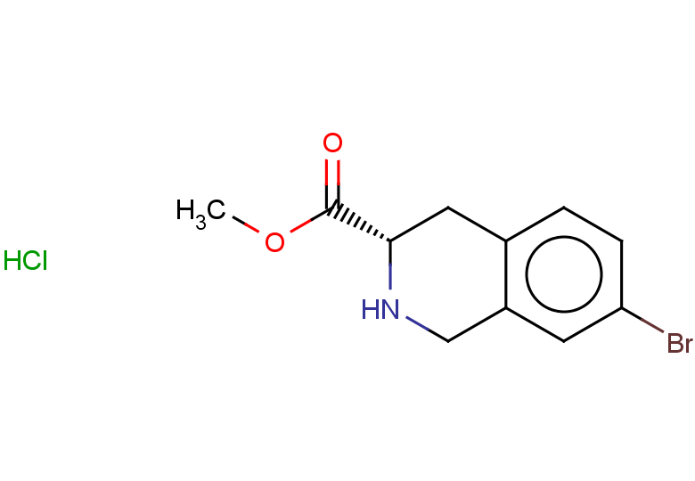methyl (3S)-7-bromo-1,2,3,4-tetrahydroisoquinoline-3-carboxylate hydrochloride