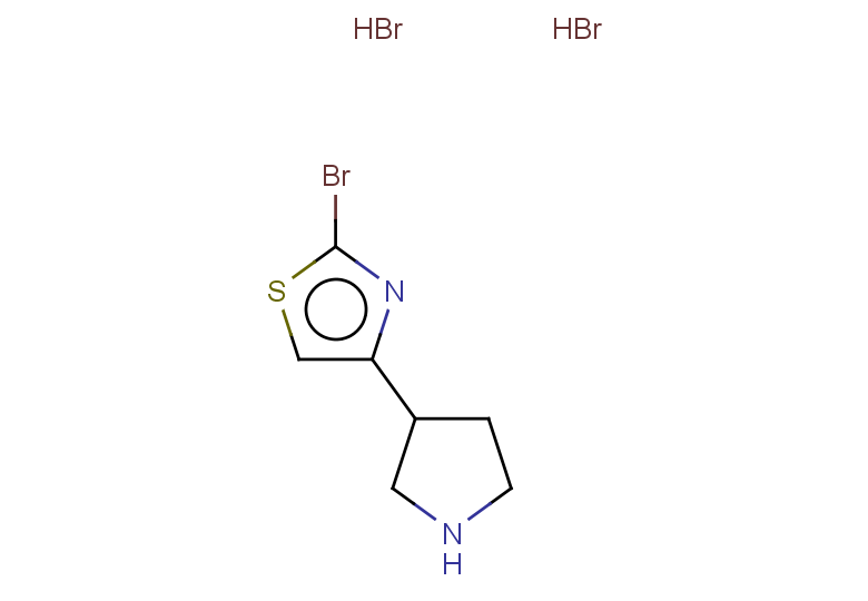 2-bromo-4-(pyrrolidin-3-yl)-1,3-thiazole dihydrobromide
