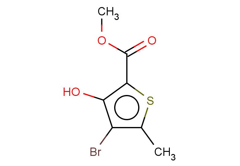 methyl 4-bromo-3-hydroxy-5-methylthiophene-2-carboxylate
