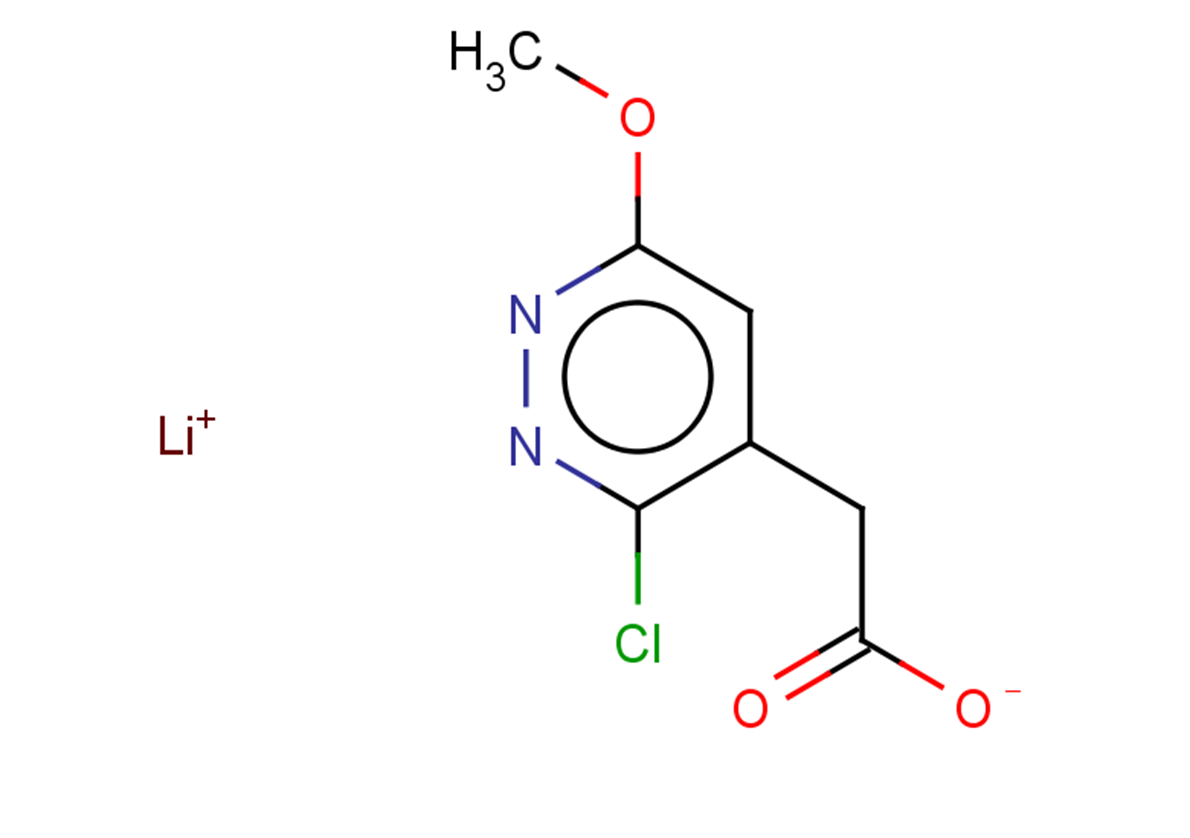 lithium 2-(3-chloro-6-methoxypyridazin-4-yl)acetate