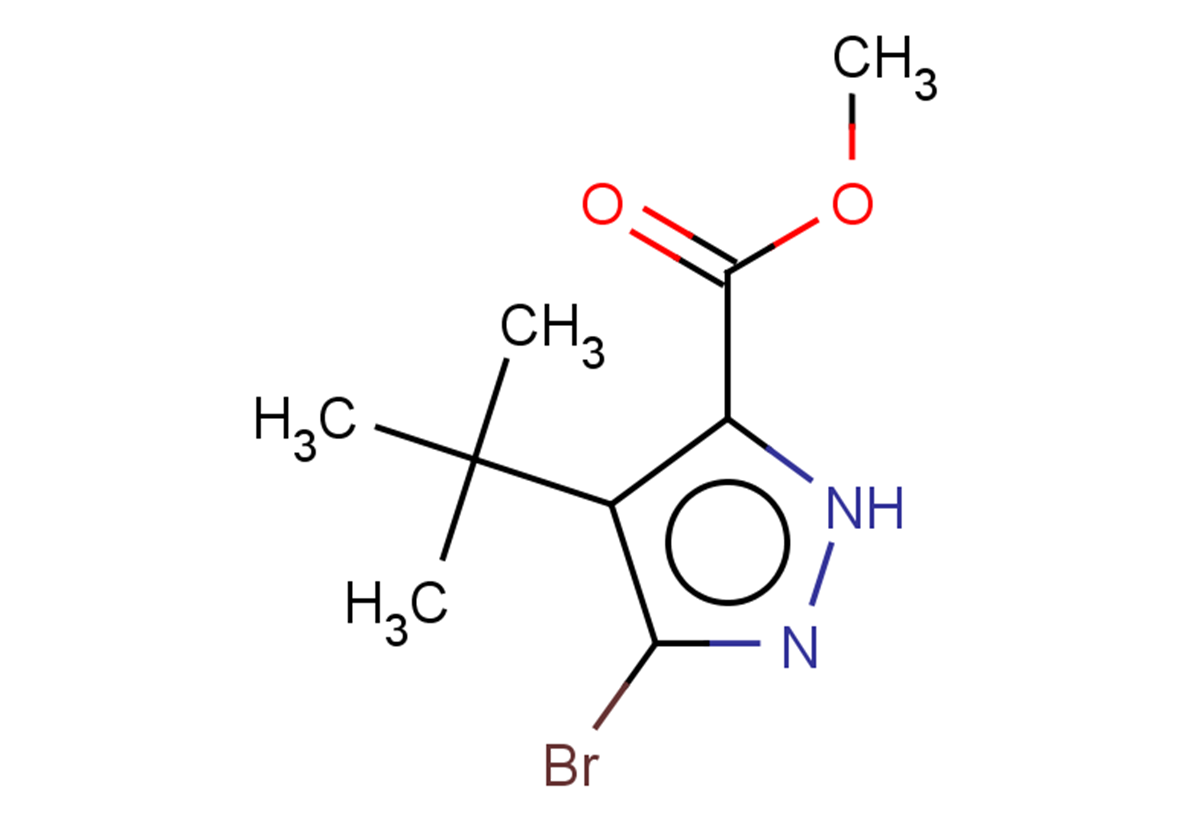 methyl 3-bromo-4-tert-butyl-1H-pyrazole-5-carboxylate