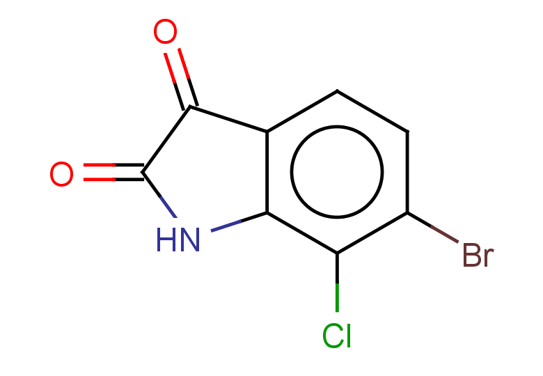 6-bromo-7-chloro-2,3-dihydro-1H-indole-2,3-dione