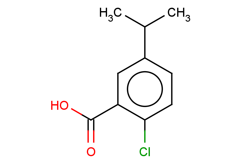 2-chloro-5-(propan-2-yl)benzoic acid