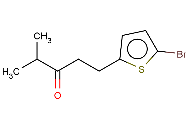 1-(5-bromothiophen-2-yl)-4-methylpentan-3-one