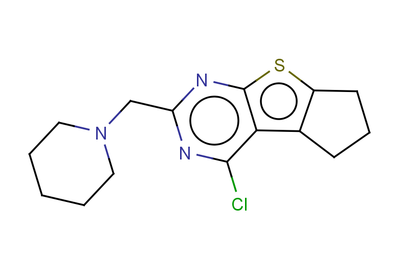 12-chloro-10-(piperidin-1-ylmethyl)-7-thia-9,11-diazatricyclo[6.4.0.0,2,6]dodeca-1(12),2(6),8,10-tetraene