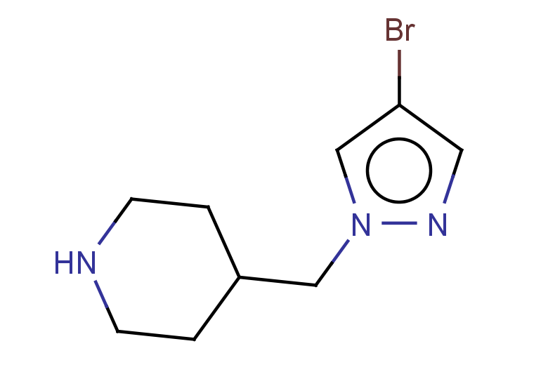 4-[(4-bromo-1H-pyrazol-1-yl)methyl]piperidine